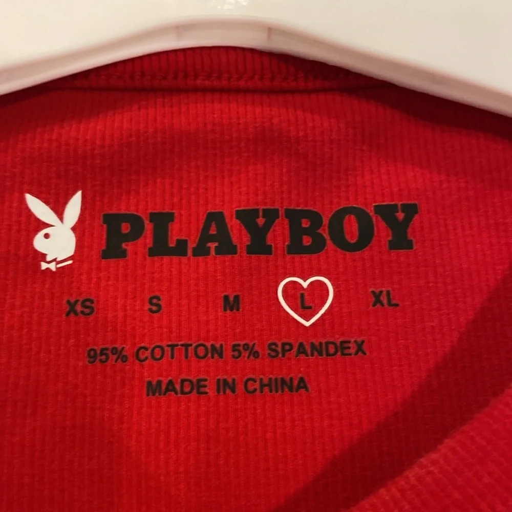 Playboy By PacSun Tank Top - Size Large - NWT! summer tops shirts red shirt y2k - Picture 6 of 10